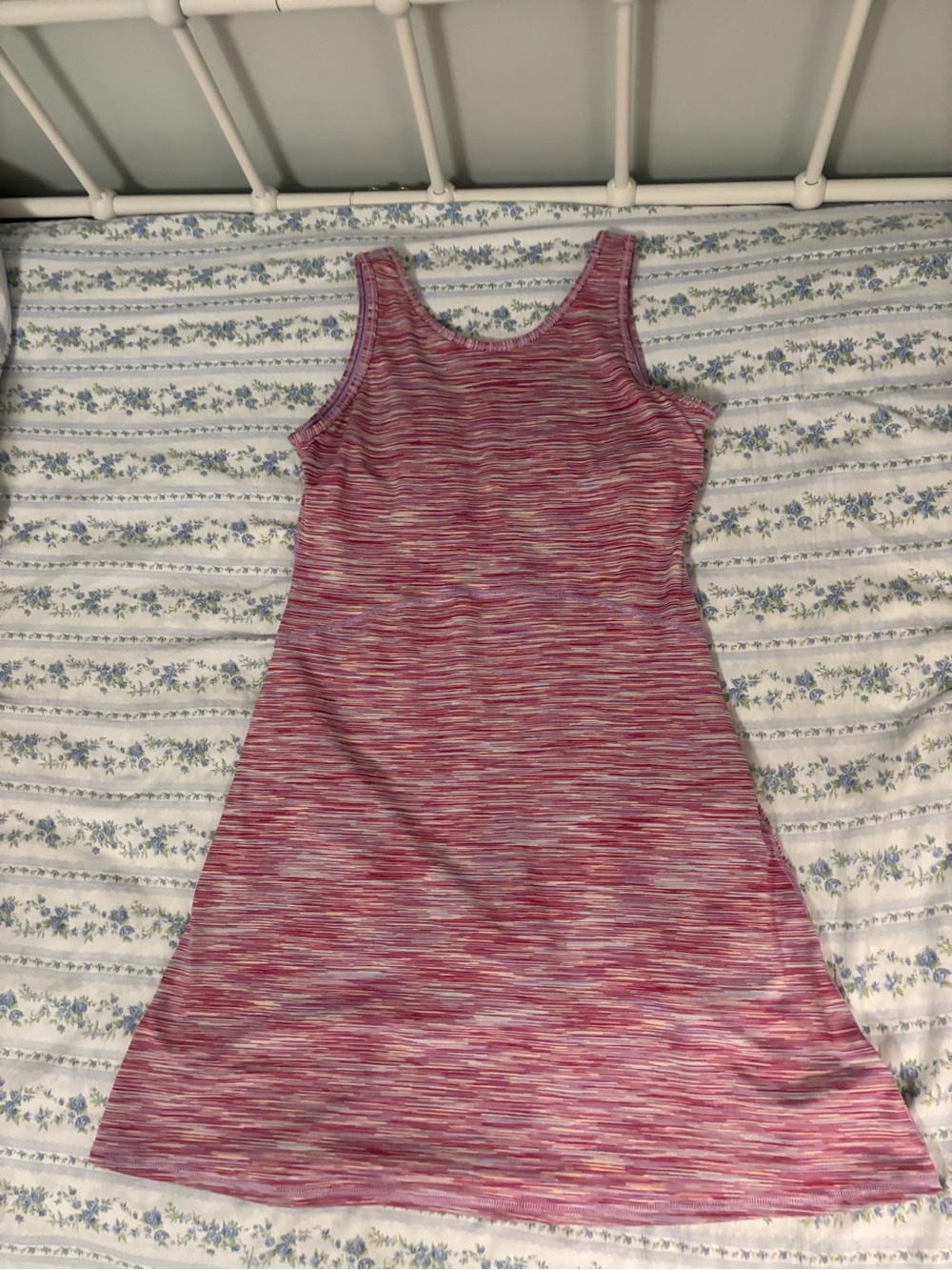 Athleta Girls Pink Space-Dye Tank Dress
